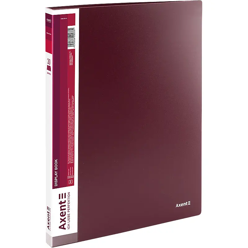 Дисплей-книга Axent А4 30 файлiв бордова (1030-04-A) - фото 2