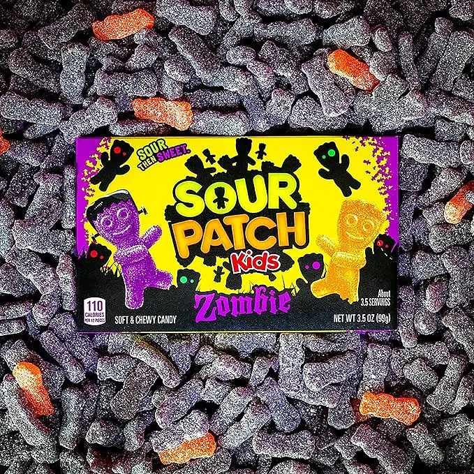 Желейні цукерки Sour Patch Kids Zombie Orange & Purple 99 g - фото 3