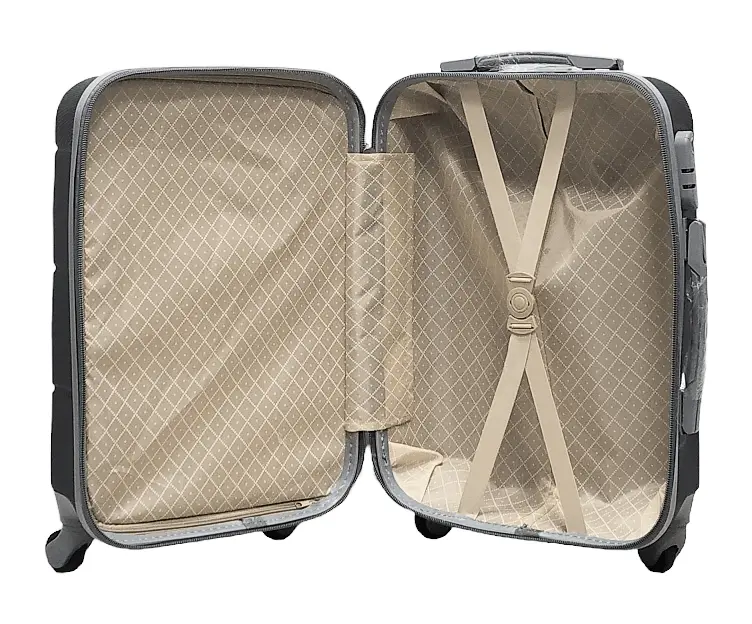 Валіза маленька S ABS-пластик Milano bag 147M 55×38×23см 45л Чорний - фото 4