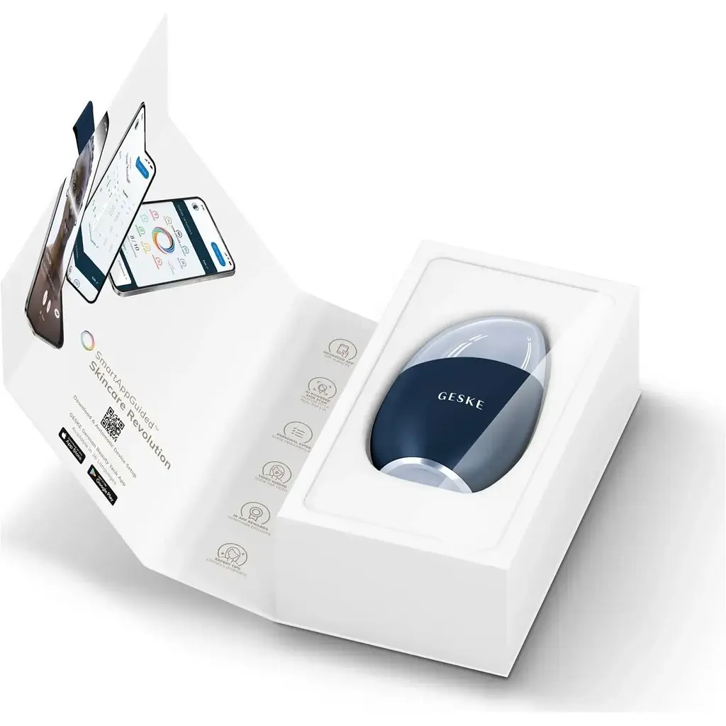 Масажер для обличчя GESKE Cool & Warm Eye and Face Massager 7в1 Midnight (HB0290) [176772] - фото 6