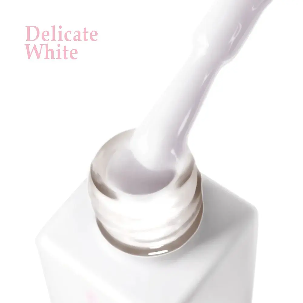 Рідкий гель для укріплення та моделювання PolyLiquid gel 02 Delicate White білий JOIA vegan 8 мл - фото 5
