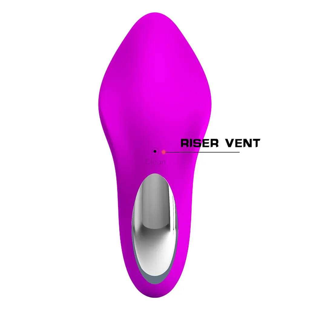 Вакуумний стимулятор клітора з вібрацією Pretty Love Magic Fish фіолетовий - фото 3