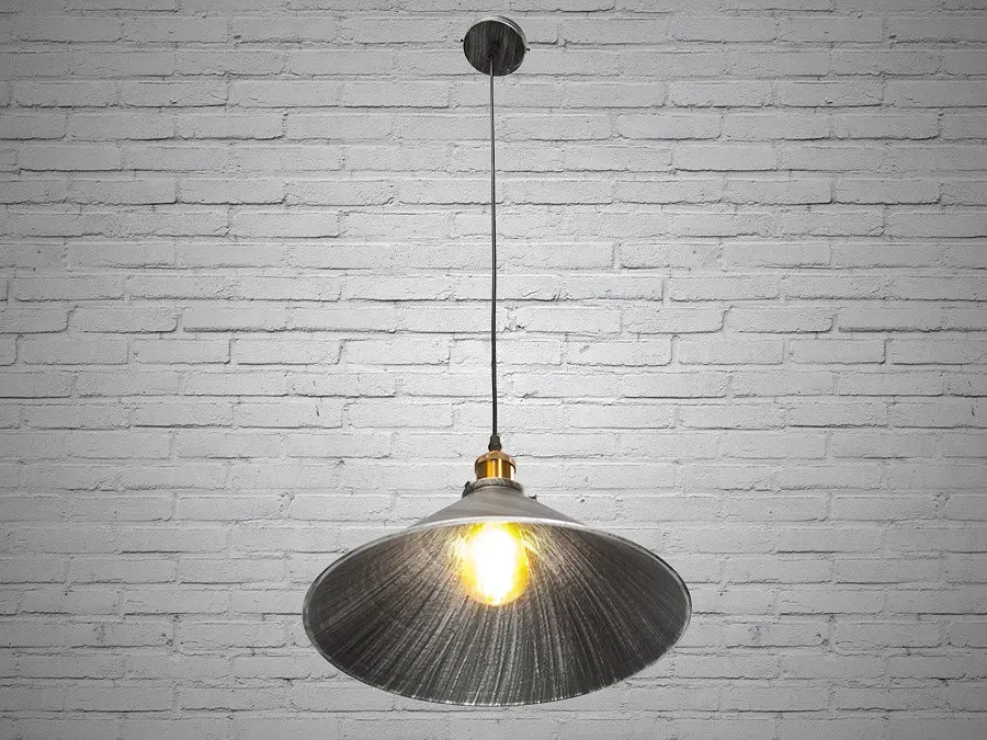 Подвесной светильник Diasha 6855-360-BK-SV E27, 40W, металлический, регулируемая высота, лофт стиль для кухни - фото 3