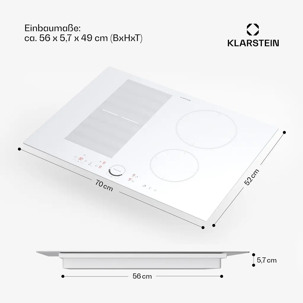 Индукционная гибридная плита Klarstein Delicatessa 70 (10045605) - фото 8