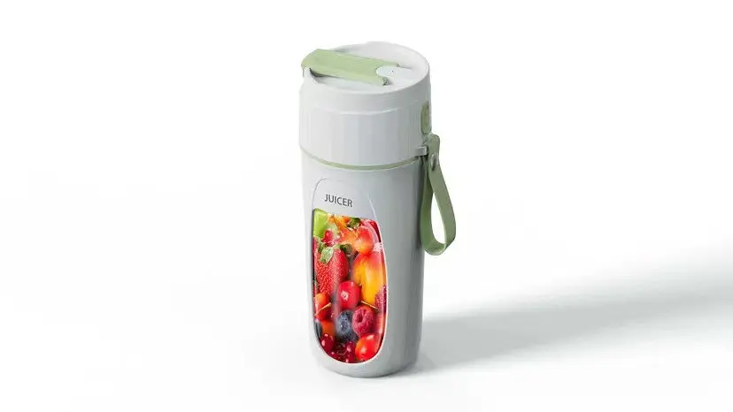 Портативний міні блендер - соковитискач JUICER KS-FSV8 W14 з USB зарядкою, 340 мл - фото 5