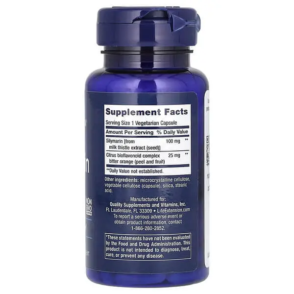 Расторопша (Силимарин) Silymarin 100 mg 90 Capsules Life Extension vit0004991 - фото 2