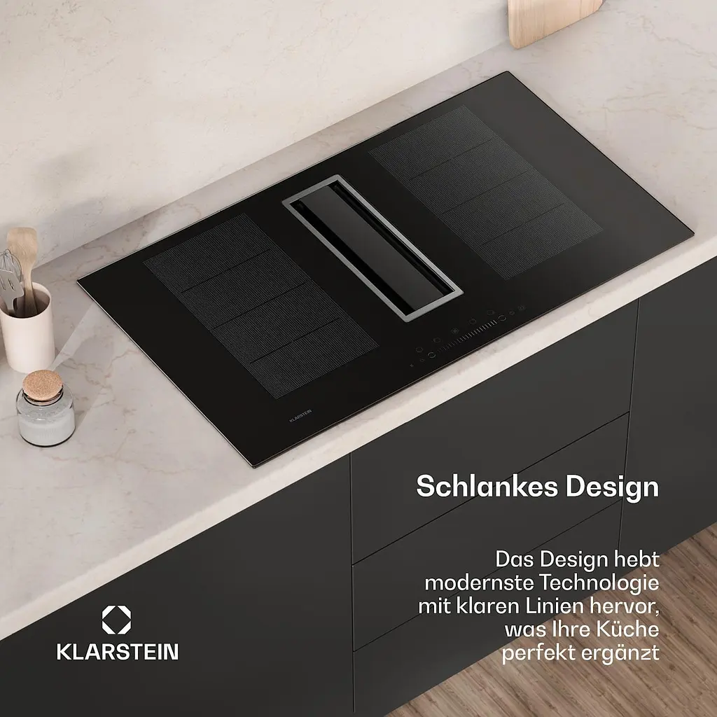 Індукційна плита з витяжкою Klarstein Chef-Fusion DownAir System (10045558) - фото 4