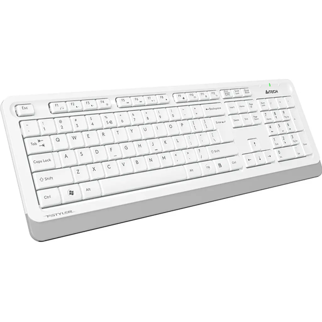 Комплект (клавиатура + мышь) A4Tech Fstyler FG1010 White/Gray [114625] - фото 6