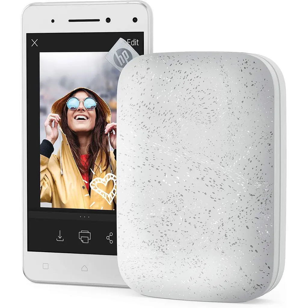 Портативный фотопринтер HP Sprocket 2x3 White (HPISPW) [141287] - фото 2