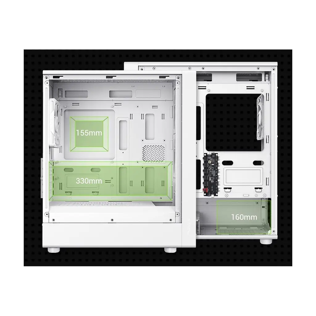 Корпус для ПК Gamemax AERIS 330 GW - фото 2