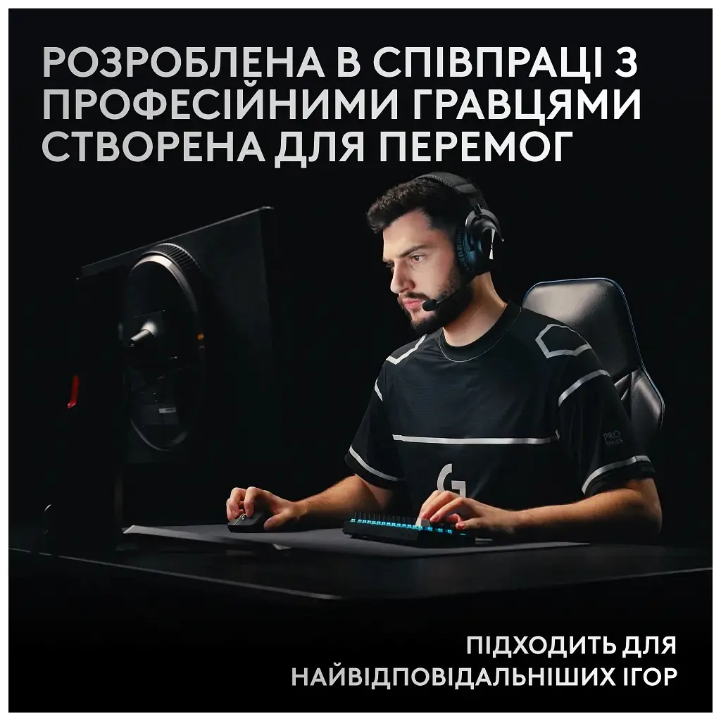 Клавіатура Logitech G Pro X 60 Lightspeed GX Tactile Wireless/Bluetooth UA White (920-011930) - фото 8