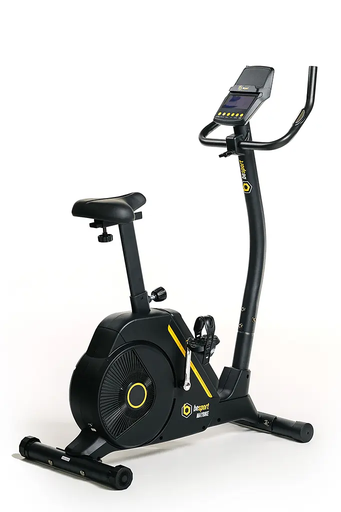Велотренажер Besport BS-6047 MAYBIKE електромагнітний чорно-жовтий - фото 3