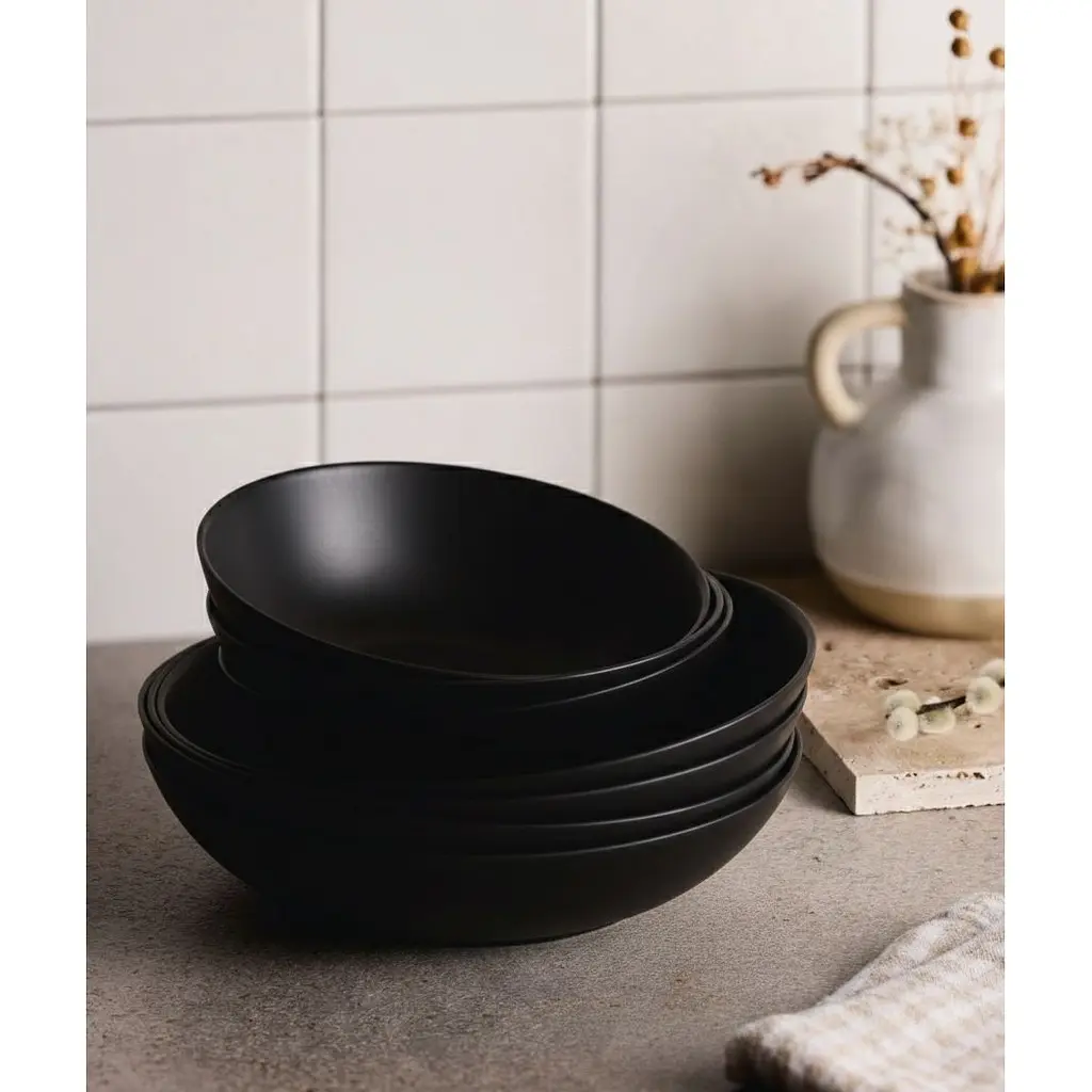 Тарелка суповая Luminarc APY 20 см черная - фото 4