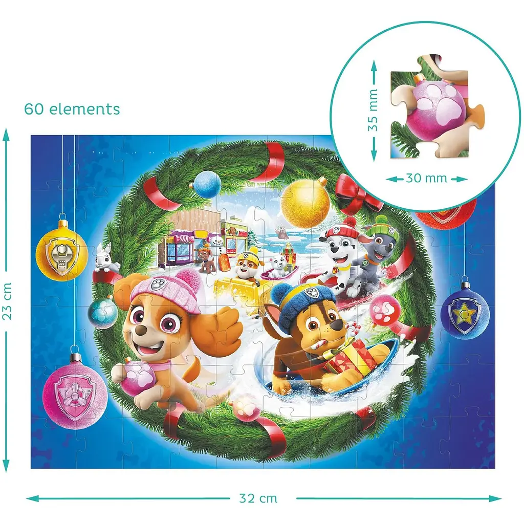 Пазл DoDo Paw Patrol Christmas, 60 елементів (200420) - фото 3