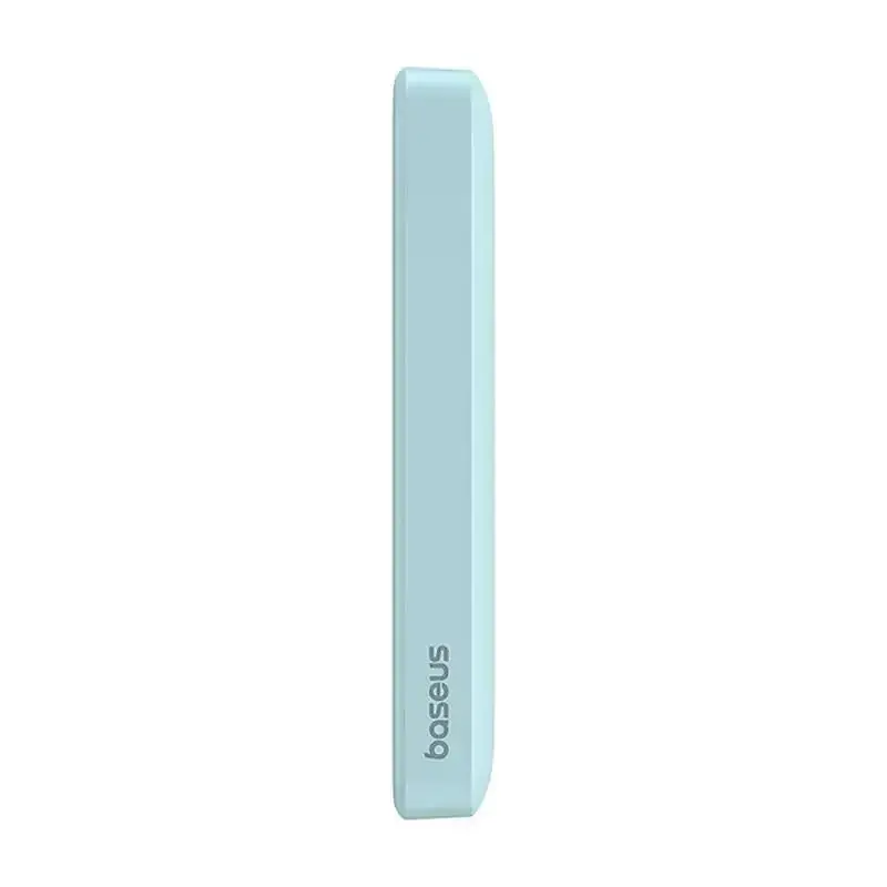 Магнітний портативний павербанк із бездротовою зарядкою Baseus Magnetic 20 W 6000 mAh для iPhone блакитний - фото 8