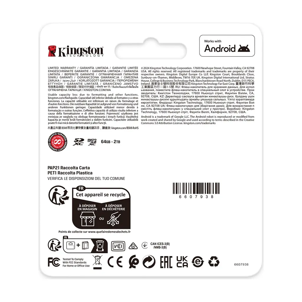 Карта пам'яті Kingston 512GB SDXC сlass 10 UHS-I U3 V30 Canvas Go Plus G4 (SDG4/512GB) - фото 4