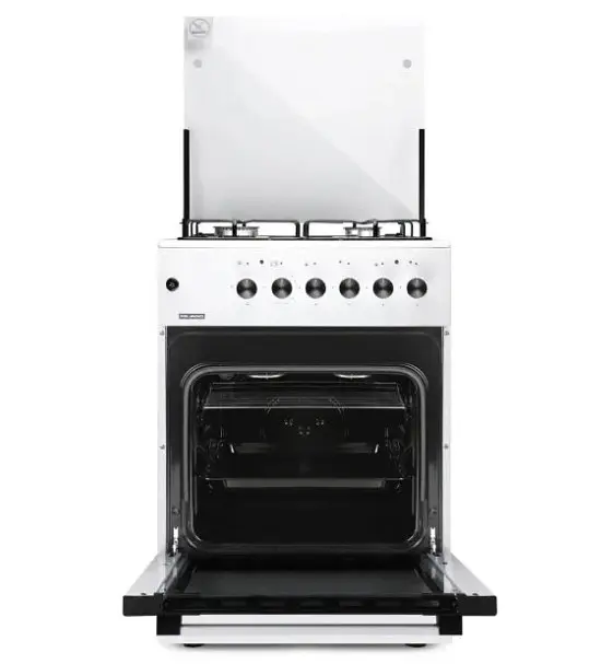 Плита комбінована Milano ML60 E40+біла - фото 2