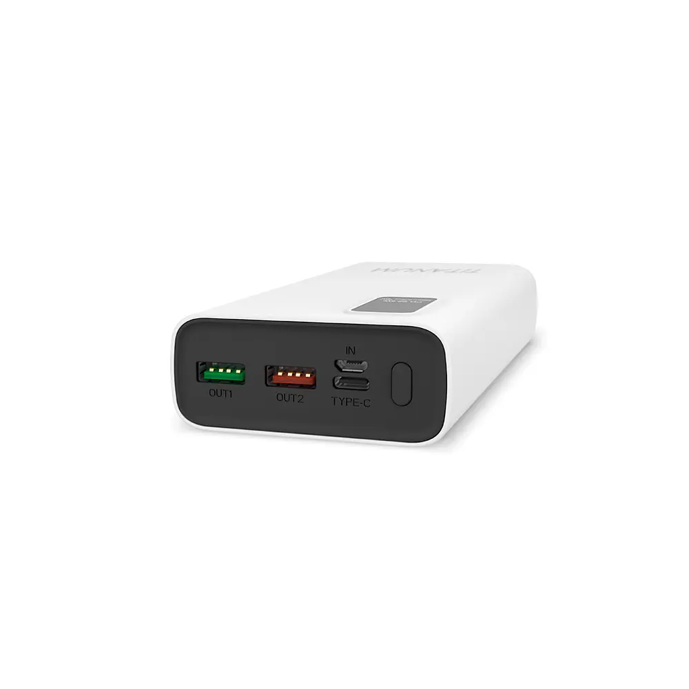 Повербанк Titanium 727S 20000mAh 22.5W White (TPB-727S-W) - фото 2