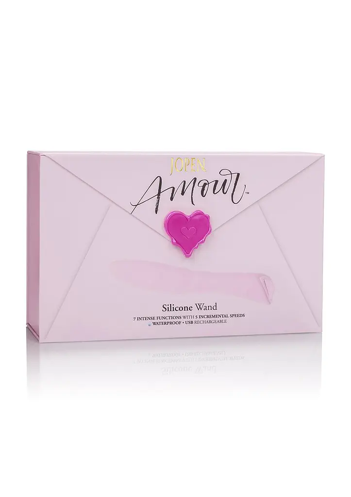 Вібратор JOPEN Amour Silicone Wand, рожевий SCALA 30-12002-X-PINK 103489 - фото 5