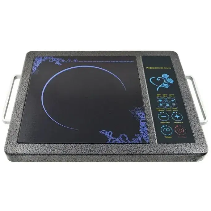 Плита інфрачервона одноконфоркова DOMOTEC MS-5842 електрична 2000 Вт з сенсорним управлінням - фото 2