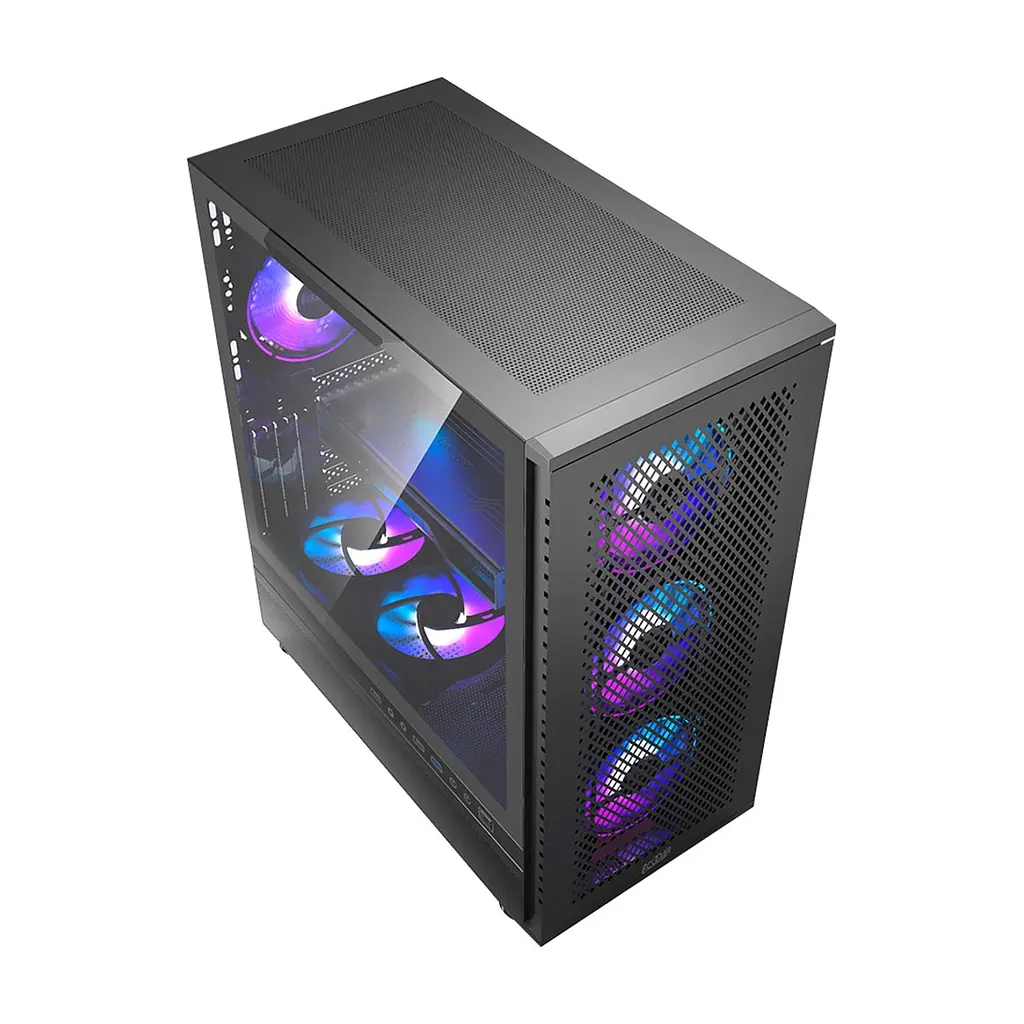 Корпус для ПК PcCooler MASTER ME200 MESH - фото 4