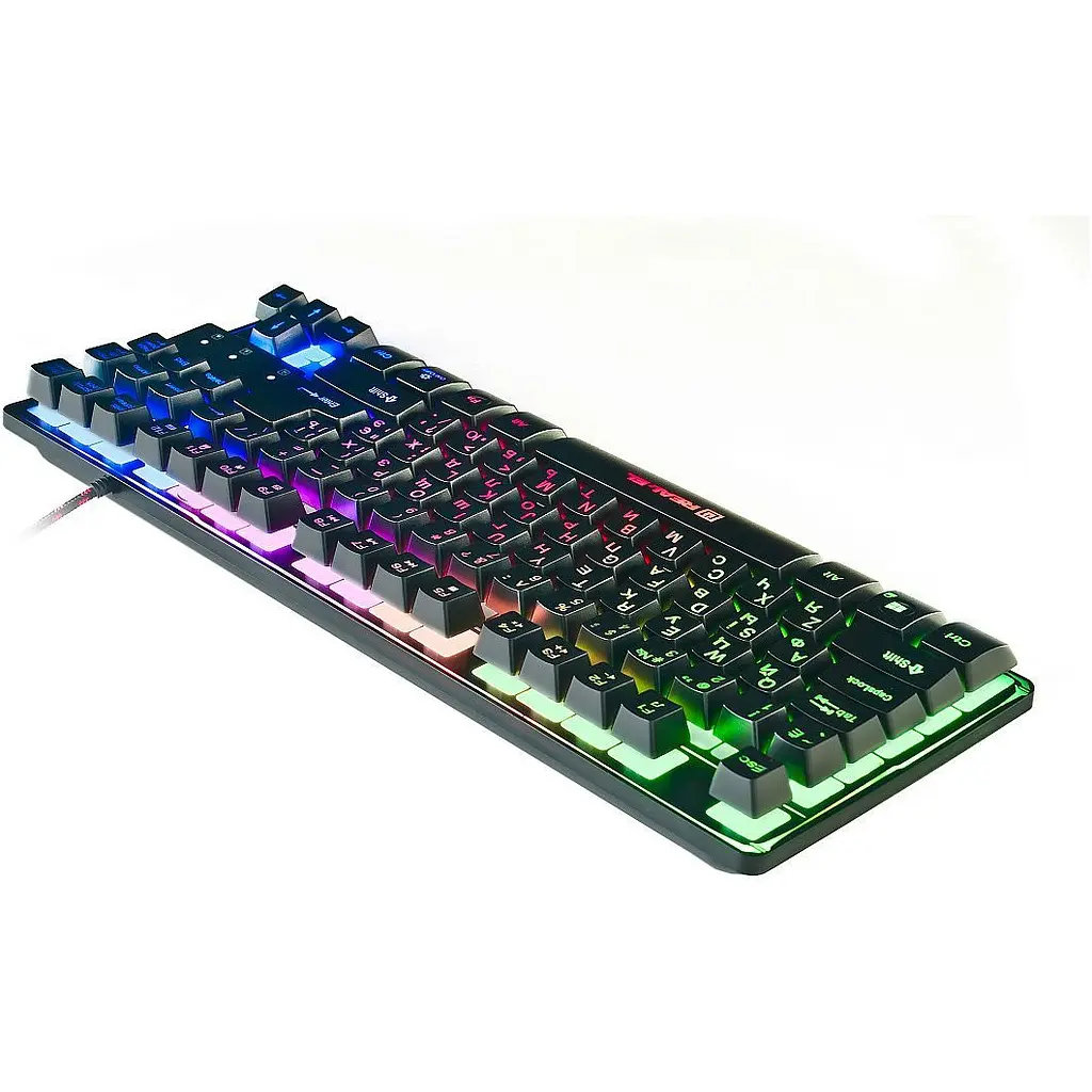 Клавіатура REAL-EL Gaming 8710 TKL Backlit Black (EL123100030) [128766] - фото 5