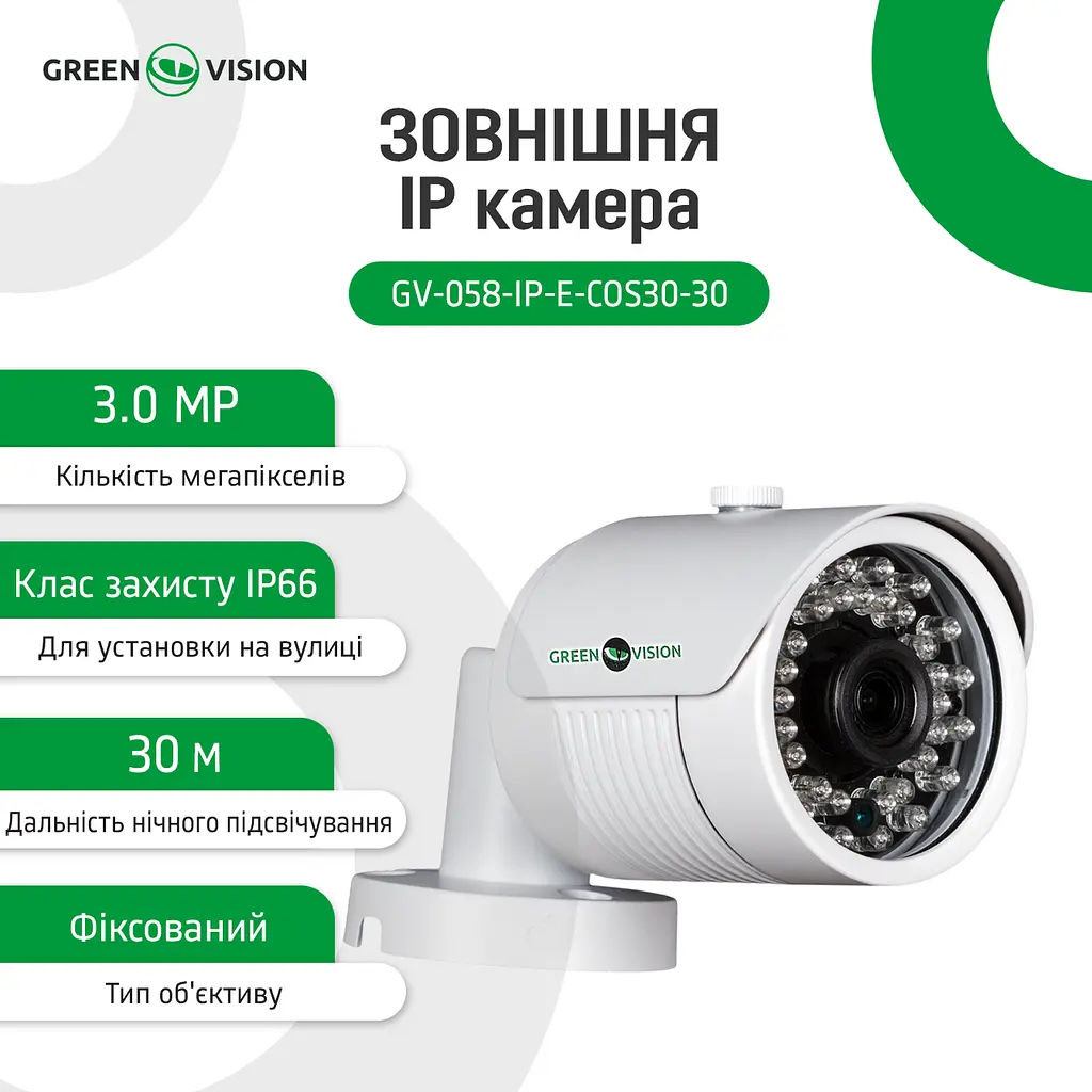 Зовнішня IP камера GV-058-IP-E-COS30-30 - фото 5