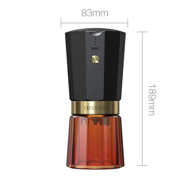 Кавомолка бездротова Xiaomi Circle Joy Electric Coffee Grinder (CJ-EG05) Gold - фото 7