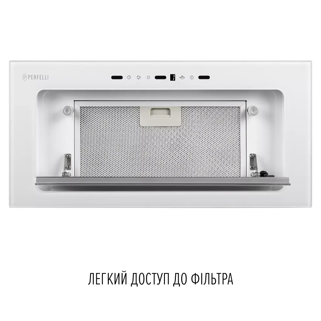 Витяжка повновбудована PERFELLI DESIGN VISION 6 BIANCO SILENZIO - фото 9