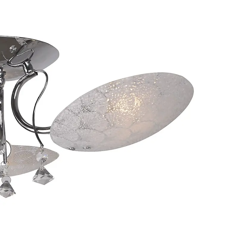 Люстра потолочная Brille классическая E14 40W CH (LK-240C/3) - фото 3