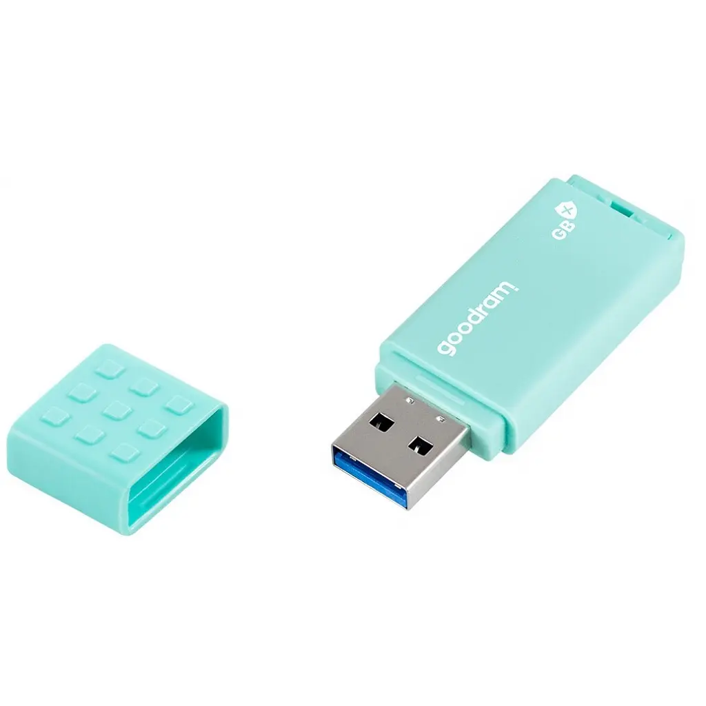 USB флеш накопичувач Goodram 64GB UME3 Care Green USB 3.0 (UME3-0640CRR11) - фото 2