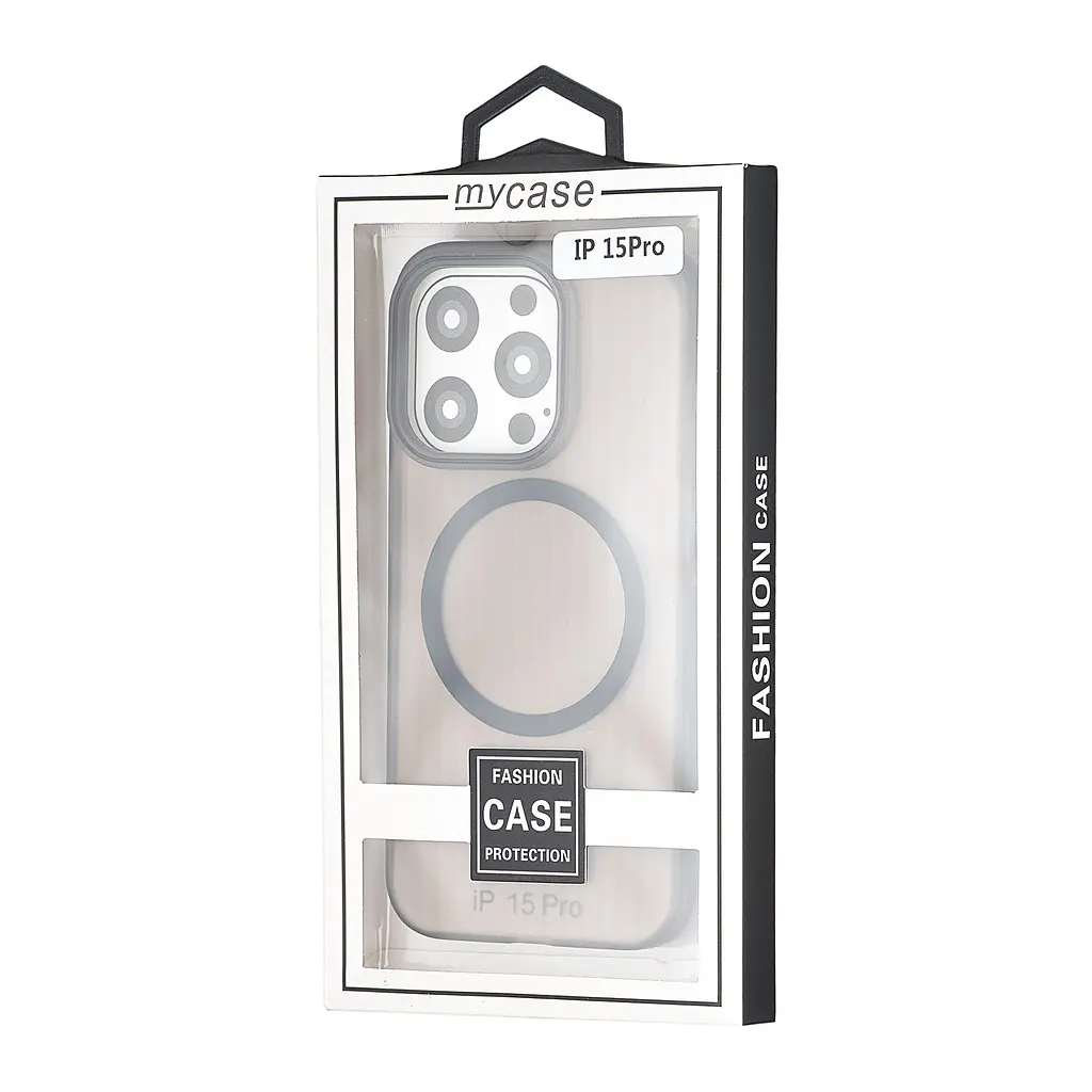 Чохол Groove Matt Case with MagSafe iPhone 15 Pro Black - фото 2