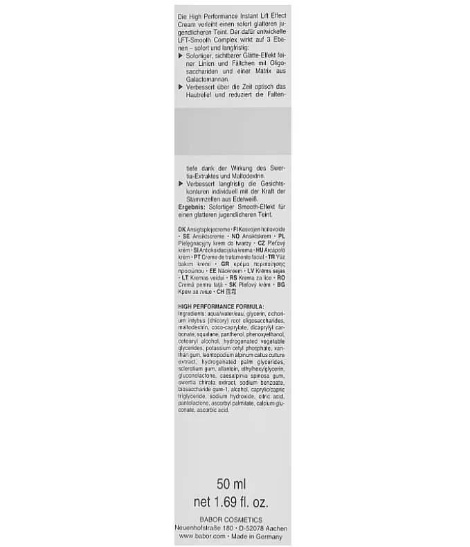 Ліфтинг-крем з миттєвим ефектом Babor Doctor Babor Lifting Cellular Intant Lift Effect Cream 50 мл - фото 3
