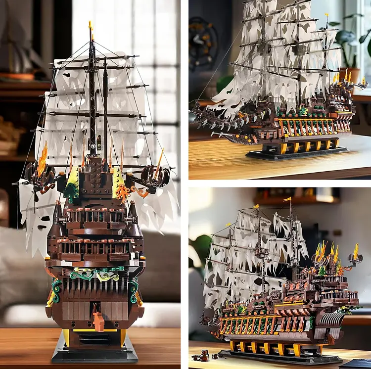 Конструктор Mould King Пиратский Корабль 4364 элемента Ramiz - фото 3