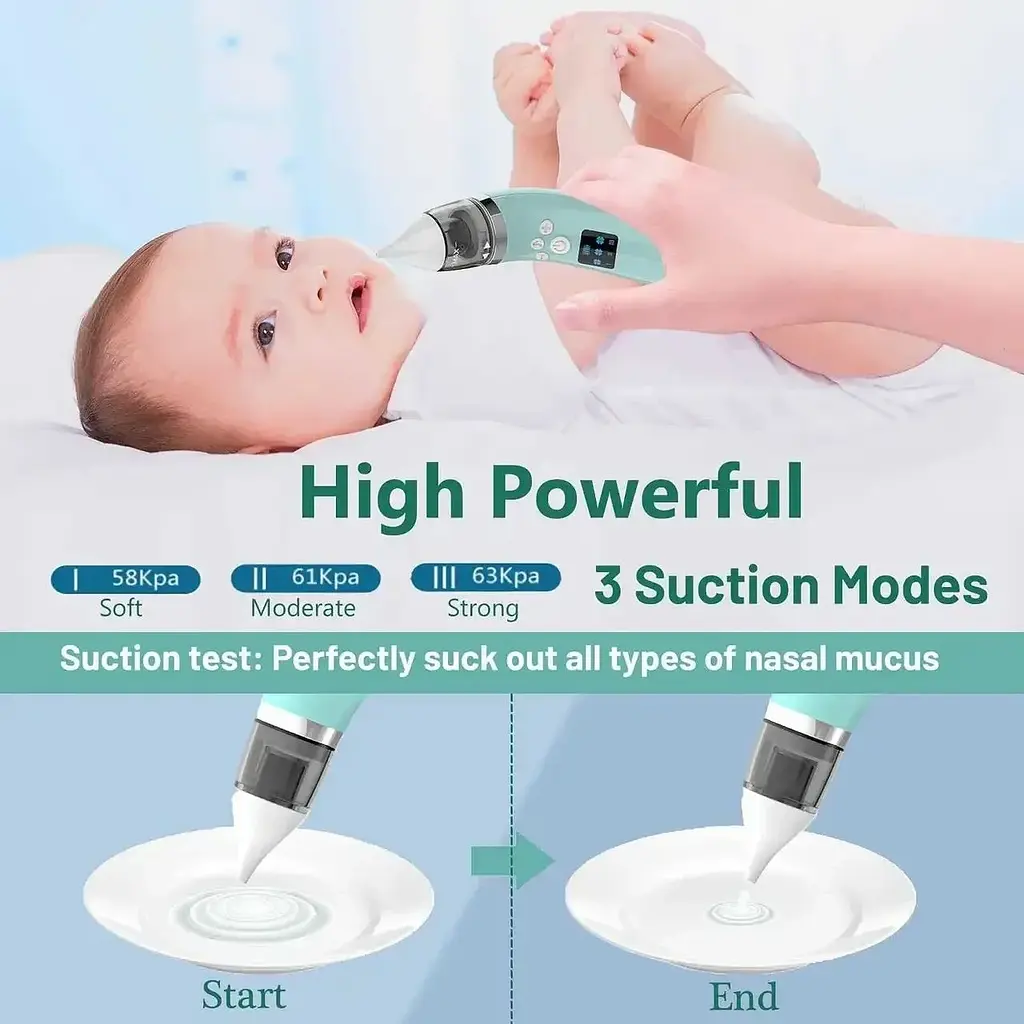Дитячий аспіратор Electric Nasal Aspirator X10 - фото 6