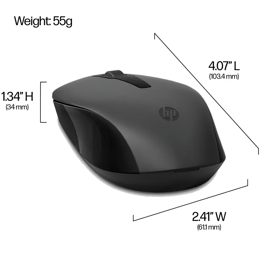 Комплект бездротовий HP 330 мишка і клавіатура Combo, чорний - фото 5