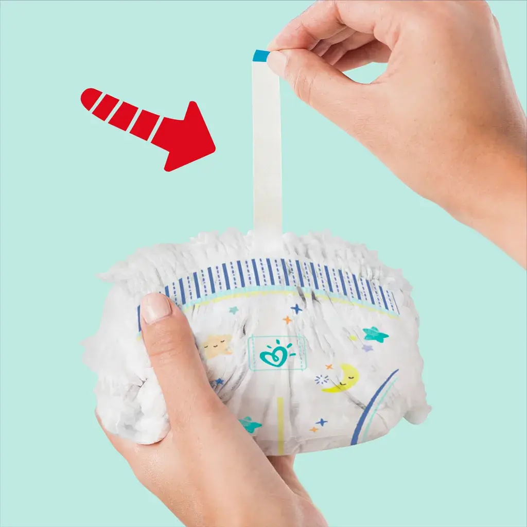Підгузки трусики нічні Night Pants Розмір 6 (15+ Pampers (8006540234761) - фото 10