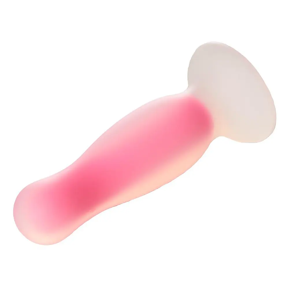 Анальна пробка Radiant Glow In The Dark 14.5 см (рожевий) - фото 4