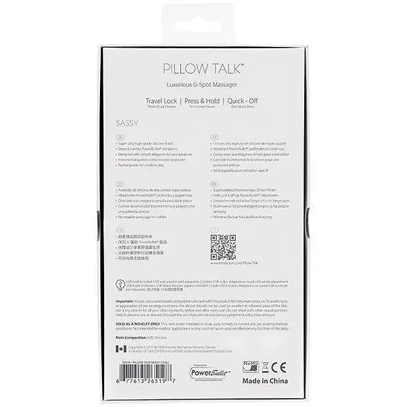 Вібратор Pillow Talk Sassy Teal 19.8 см блакитний - фото 7