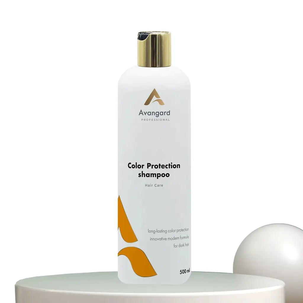 Шампунь для фарбованого волосся темних відтінків з функцією збереження кольору A_Avangard Professional 500 мл - фото 1