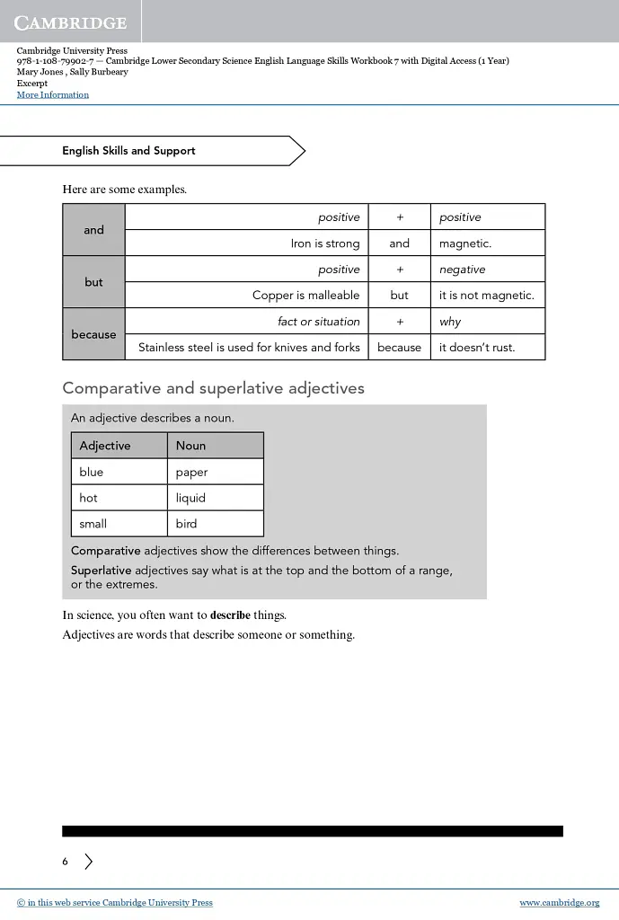 Cambridge Lower Secondary Science 7 English Language Skills Workbook with Digital Access (1 Year) - Sally Burbeary - фото 7