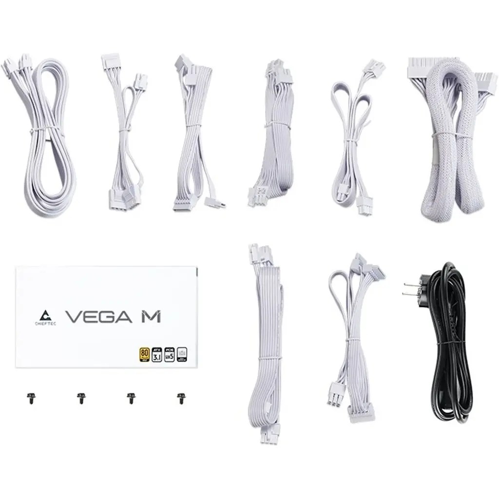 Блок питания Chieftec Vega M 850W White (PPG-850-CW) [149302] - фото 6