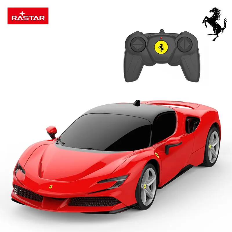 Машинка Rastar Ferrari SF90 Stradale на управлении 1:24 красная 97600 - фото 2