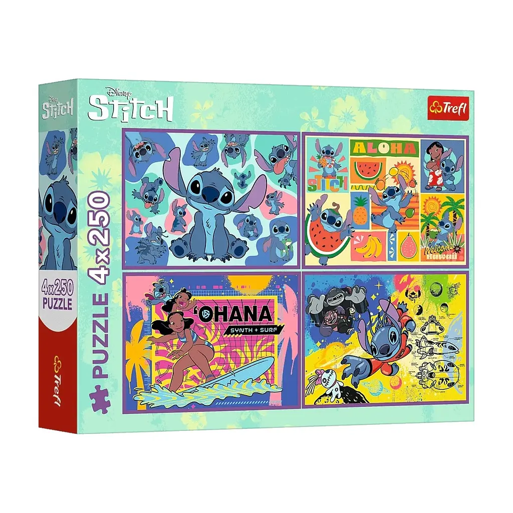 Пазл Trefl Lilo&Stitch Дивовижний Стіч 4х 250 елементів (5900511133110)