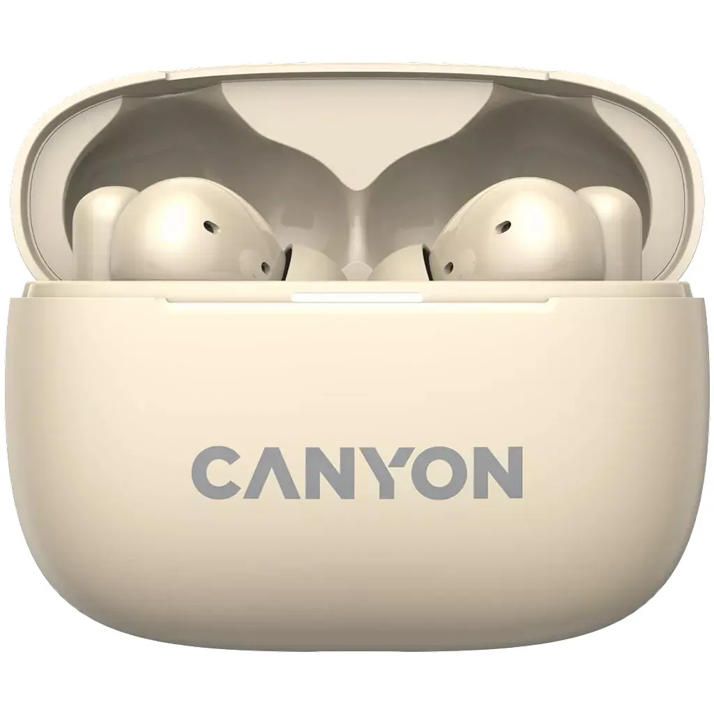 Навушники Canyon TWS-10 OnGo ANC ENC Beige (CNS-TWS10BG) - фото 2