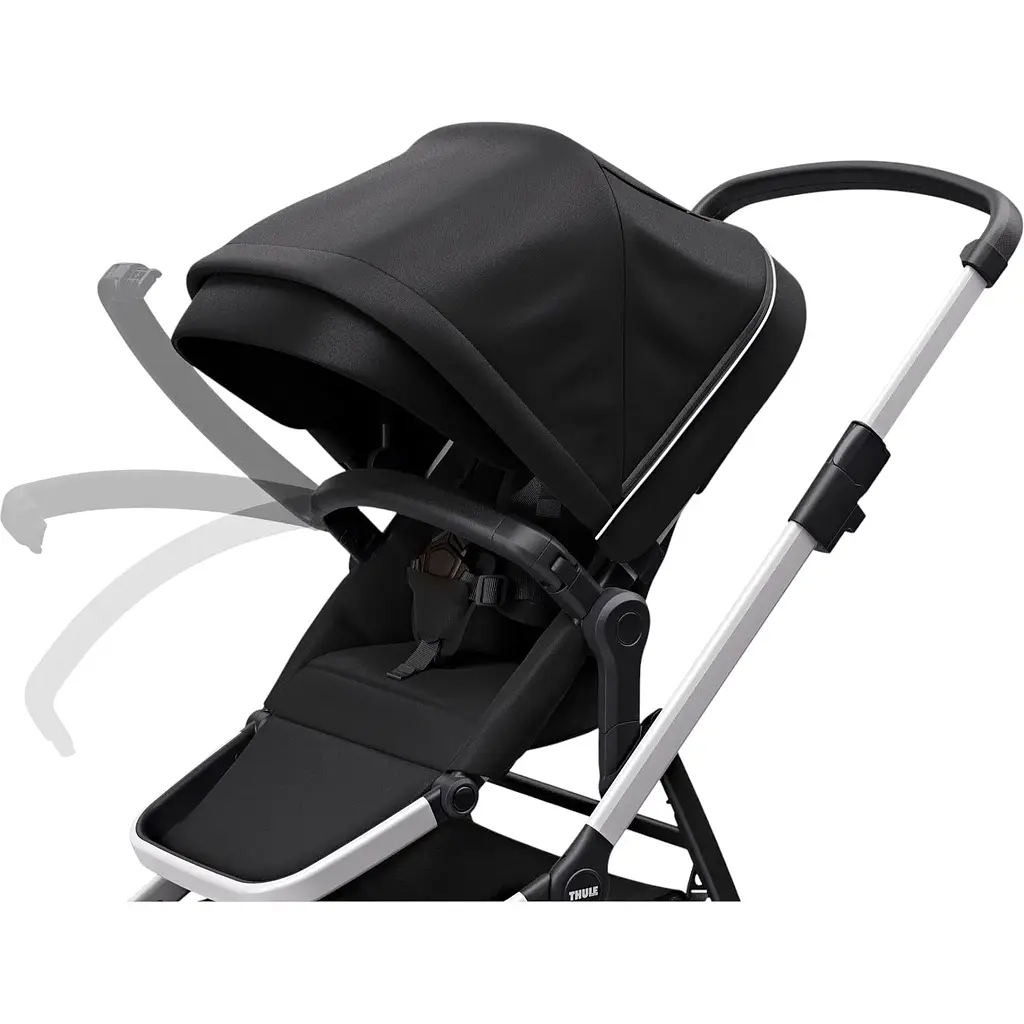 Дитяча коляска з люлькою Thule Sleek Midnight Black (TH 11000007) - фото 7