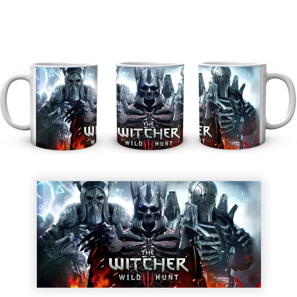 Кружка GeekLand The Witcher Ведьмак Король дикой охоты TW.02.363 330 мл белая - фото 3