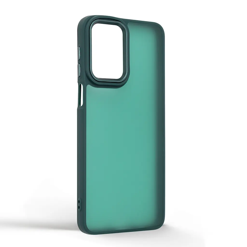 Противоударный чехол для Motorola G55 5G, Frame, зеленый, панель-накладка, термополиуретан TPU + поликарбонат PC, защита всего корпуса, защита кнопок и камеры, устойчив к деформациям, ArmorStandart (ARM81263) - фото 2
