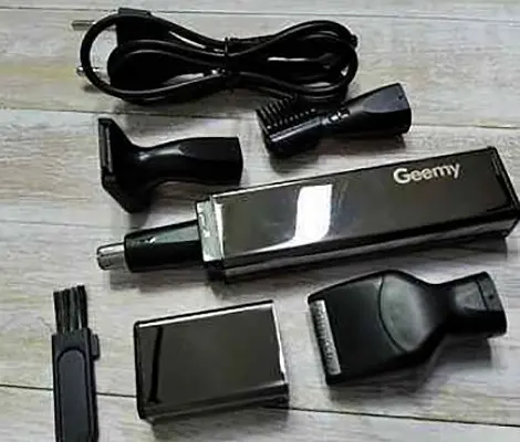 Тример для стрижки волосся носа вух брів Gemei GM 3116 4 в 1 машинка для видалення волосся на обличчі - фото 5