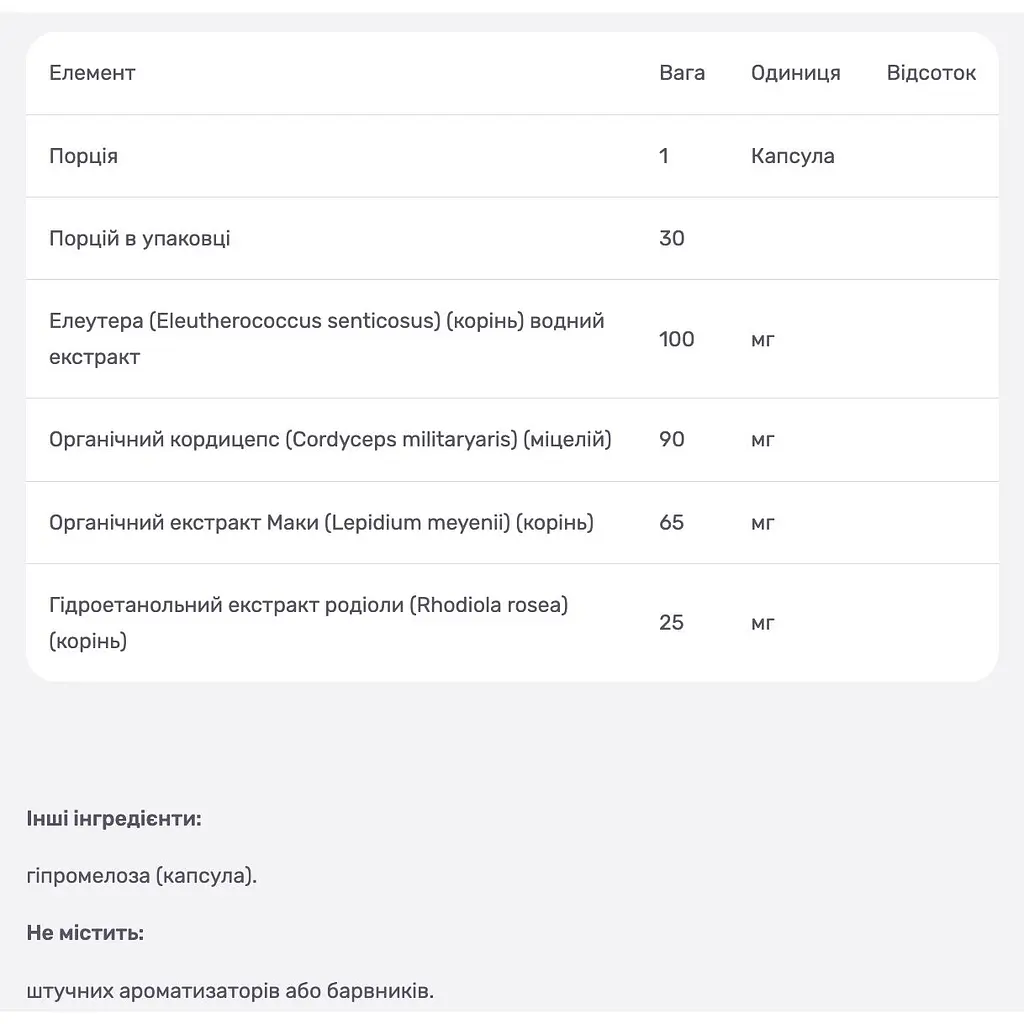 Трави для підвищення енергії New Chapter MultiHerbal Energy 30 капсул - фото 4